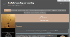 Desktop Screenshot of newpathscounseling.com